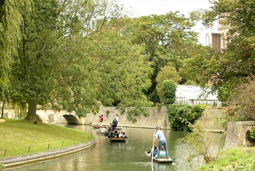 Cambridge River Cam (캠브리지 캠 강에서 펀팅)